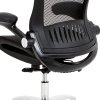 Kancelářská židle černá látka / kov