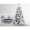 44503 17 ozdobeny stromecek polarni bila 180 cm