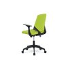 Kancelářská židle zelená látka / plast