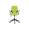 Kancelářská židle zelená látka / plast