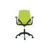 Kancelářská židle zelená látka / plast