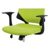 Kancelářská židle zelená látka / plast