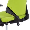 Kancelářská židle zelená látka / plast