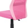 Kancelářská židle růžová síťovina / plast