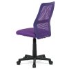 Kancelářská židle fialová síťovina / plast