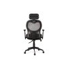 Kancelářská židle  černá látka / plast