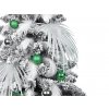 49117 10 ozdobeny stromecek polarni zelena 60 cm s led osvetlenim