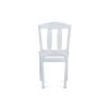 Jídelní židle bílá / dřevo