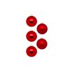 Sada 30 ks ozdob: Ozdoby červené matné / lesklé 6 cm