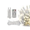 Vánoční světelný řetěz TEPLÁ BÍLÁ 10 m - PROFI - spojovací