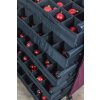 ZAPŮJČENÍ - Úložný box na ozdoby s kolečky a šuplíky 120 ks
