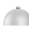 Ozdoba kulatá stříbrná matná 15 cm