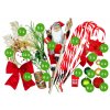 Sada ozdob SANTA CLAUS na stromky 120-210 cm