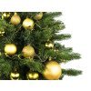 62834 2 ozdobeny stromecek zlate vanoce ii 60 cm s led osvetlenim