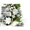 62849 4 ozdobeny stromecek bila melodie 60 cm s led osvetlenim