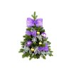 62885 ozdobeny stromecek fialova poezie ii 60 cm s led osvetlenim