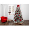 63669 ozdobeny stromecek cervene vanoce 180 cm