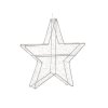 ZAPŮJČENÍ - Dekorace hvězda stříbrná 78 cm