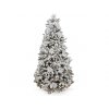 ZAPŮJČENÍ - Ozdobený stromeček STŘÍBRNÉ VLOČKY 150 cm