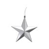 LAU 1407 LAU 1407 Sada 6 ks ozdob Ozdoby hvězdičky stříbrné mix 9 cm (2)