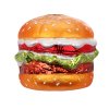 LAU 1437 Vánoční skleněná ozdoba Cheesburger 10 cm 2
