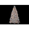 artificial christmas tree pvc snow tree deluxe frosted pine smart led 5 feet
