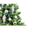 Ozdobený stromček STRIEBORNÝ VOJAČIK 60 cm s LED OSVETLENÍM