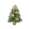Ozdobený stromček ZAMATOVÝ BOZK 60 cm s LED OSVETLENÍM