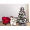 POŽIČANIE - Vianočný stromček zasnežený DELUXE Viola 240 cm