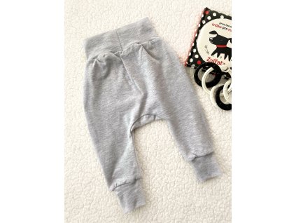 Baby tepláčky ŠEDÝ MELÍR