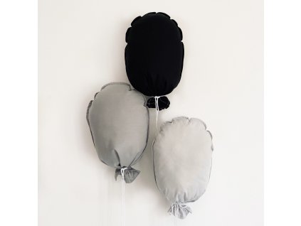 Balónek na zeď TMAVĚ ŠEDÁ