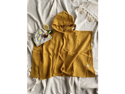 Mušelínové pončo MANGO