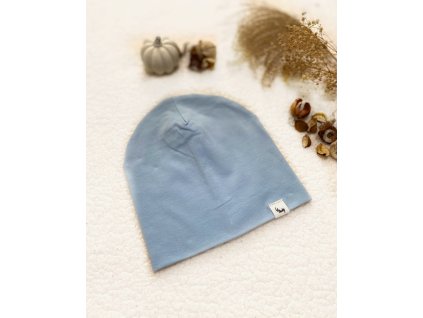 Čepice hladká BABY BLUE