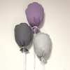 Balónek na zeď TMAVĚ ŠEDÁ