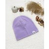 Čepice hladká FIALOVÁ