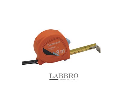 Berner 1002364 Svinovací metr Compact bez magnetu 8m