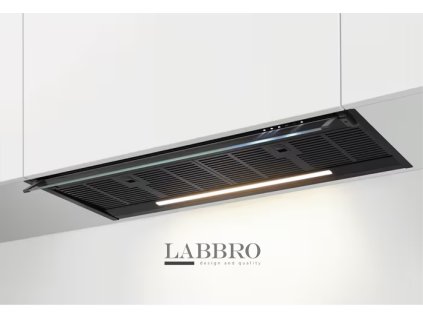 černý odsavač AEG GDE689HB vestavný