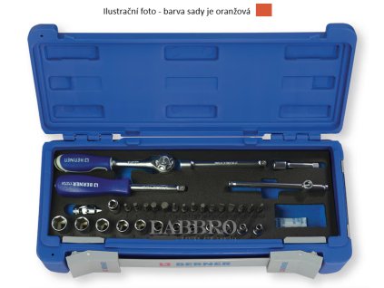 Berner Sada nástrčných klíčů BFD+ s ¼″ ráčnou Disc+ ve Smart boxu, 1000610