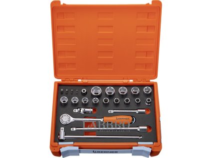 Berner Sada nástrčných ½″ klíčů BFD+ s ráčnou Disc+ ve Smart boxu  + sleva 5% po přihlášení