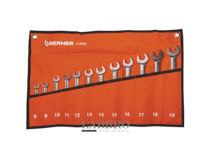 Berner Sada očkoplochých ráčnových klíčů, 12-dílná  + sleva 5% po přihlášení