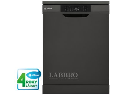 černá volně stojící Myčka nádobí Romo RVD6003D