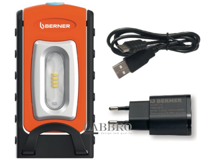 Berner LED svítilna Pocket DeLUX Bright Micro USB-C 1006899