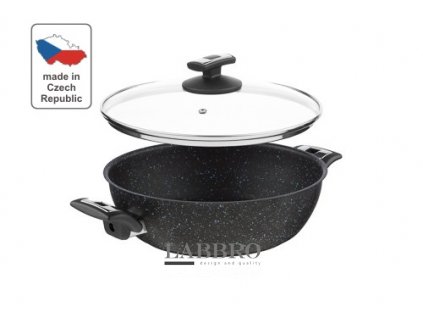 KOLIMAX Univerzální pánev BLACK GRANITEC s poklicí, průměr 26 cm