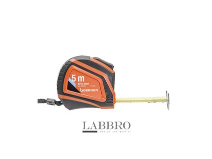 Berner 370494 Svinovací metr s automatickým zastavením 5m