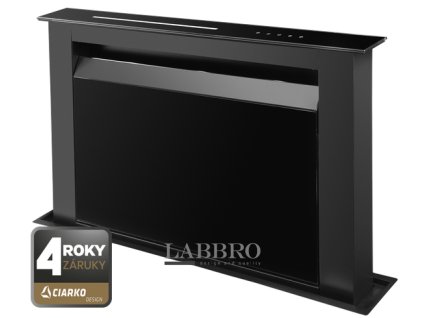 Výsuvná digestoř do pracovní desky Ciarko Design Moondraft Black 90 cm CDB9001CC