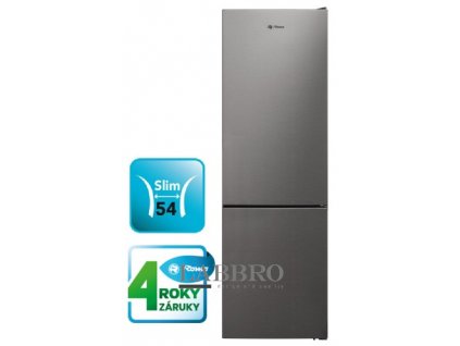 slim volně stojící lednice kombinovaná chladnička Romo RCS2270X