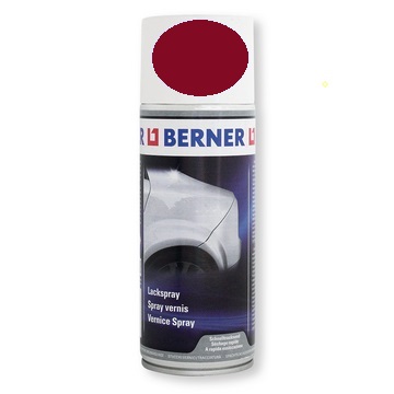 Berner 147541 Lak ve spreji 400ml - RAL 3003 rubínová