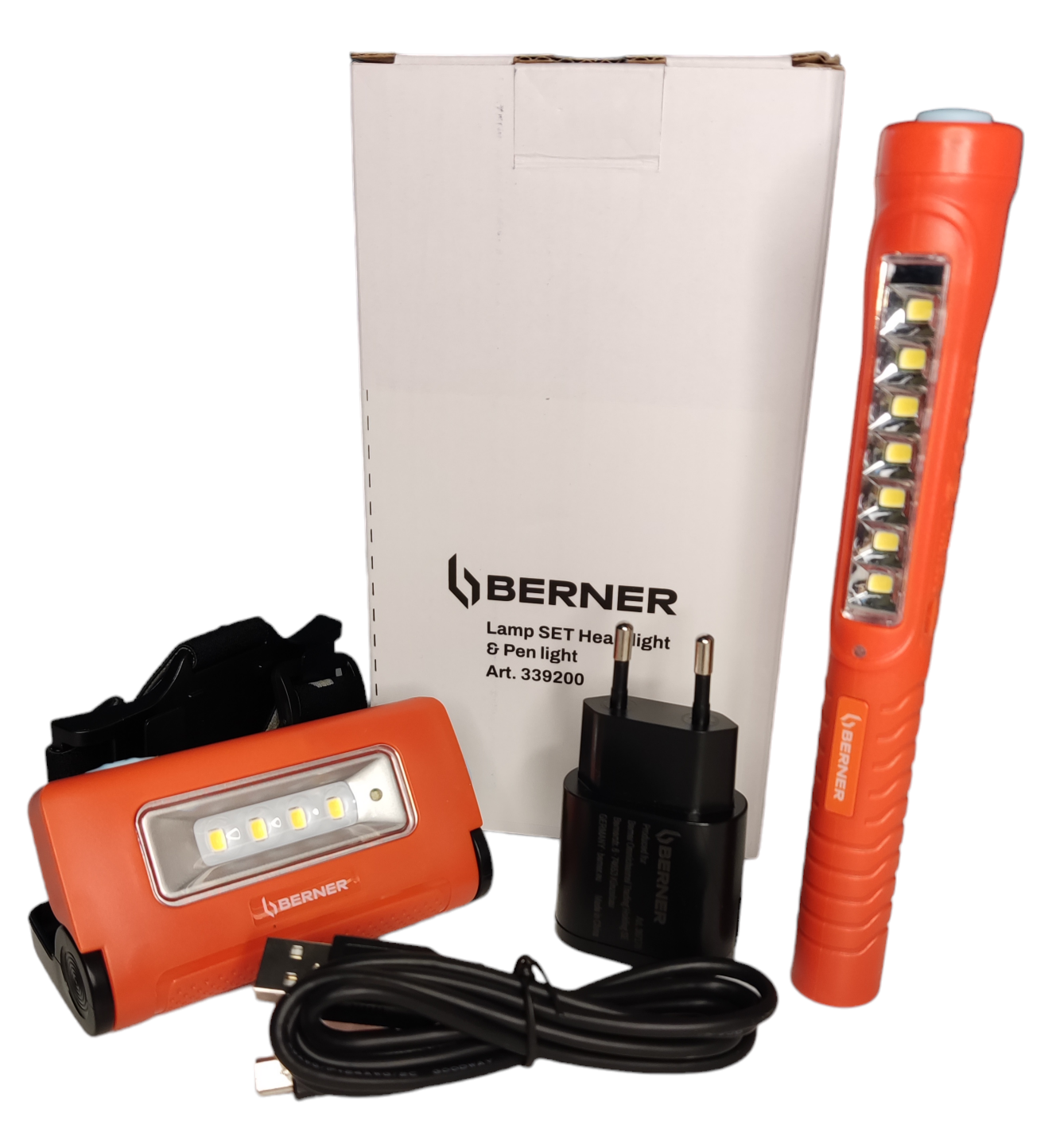 Berner 339200 sada svítilen Headlight & Penlight