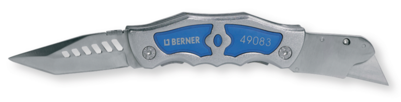 Berner 49083 Nůž Blue Line 240 mm se dvěma čepelemi