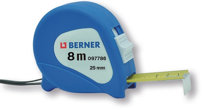 Berner Svinovací metr EG II NC bez magnetu 8 m + sleva 5% po přihlášení